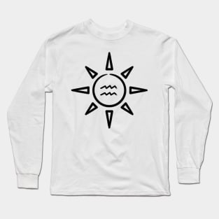 Aquarius Sun Long Sleeve T-Shirt